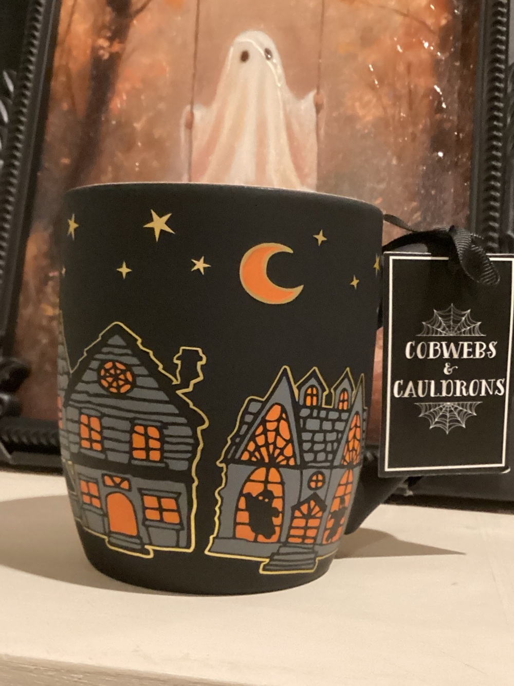 New Cobwebs & Cauldrons Haunted House Mug